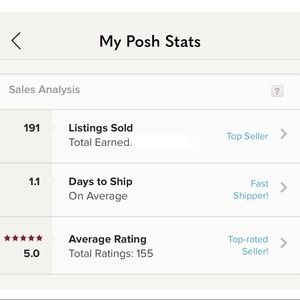 Trusted seller and Posh Ambassador!!